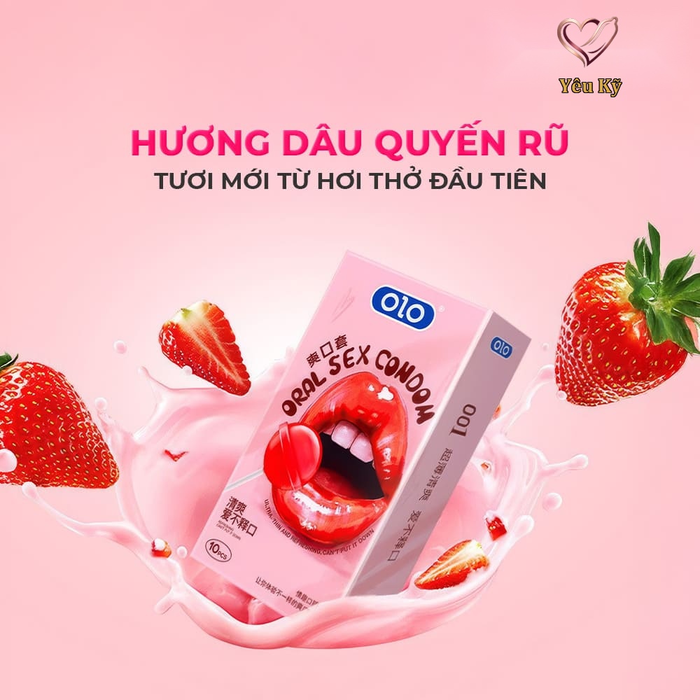 Bao cao su quan hệ miệng OLO Oral Sex - Siêu mỏng - Hộp 10 cái - Ảnh 6