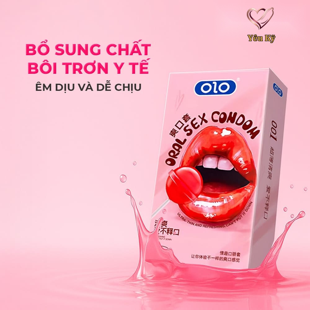 Bao cao su quan hệ miệng OLO Oral Sex - Siêu mỏng - Hộp 10 cái - Ảnh 7