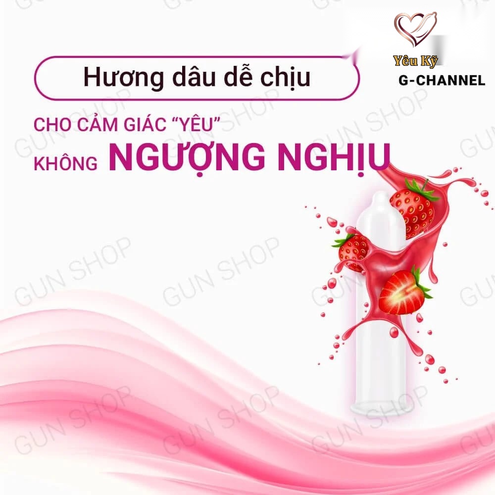 Bao cao su Relax - Hương dâu - Hộp 12 cái - Ảnh 3