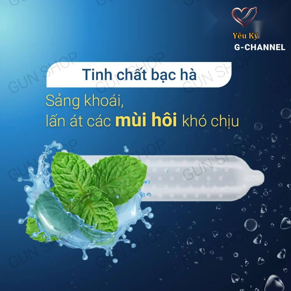 Bao cao su Rocmen Sea Horse Spikes - Kéo dài thời gian - Hộp 10 cái - Ảnh 3