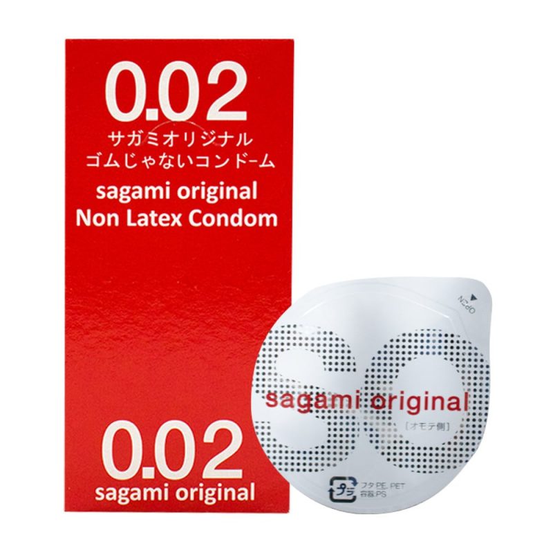 Bao cao su Sagami 0.02mm - Siêu mỏng