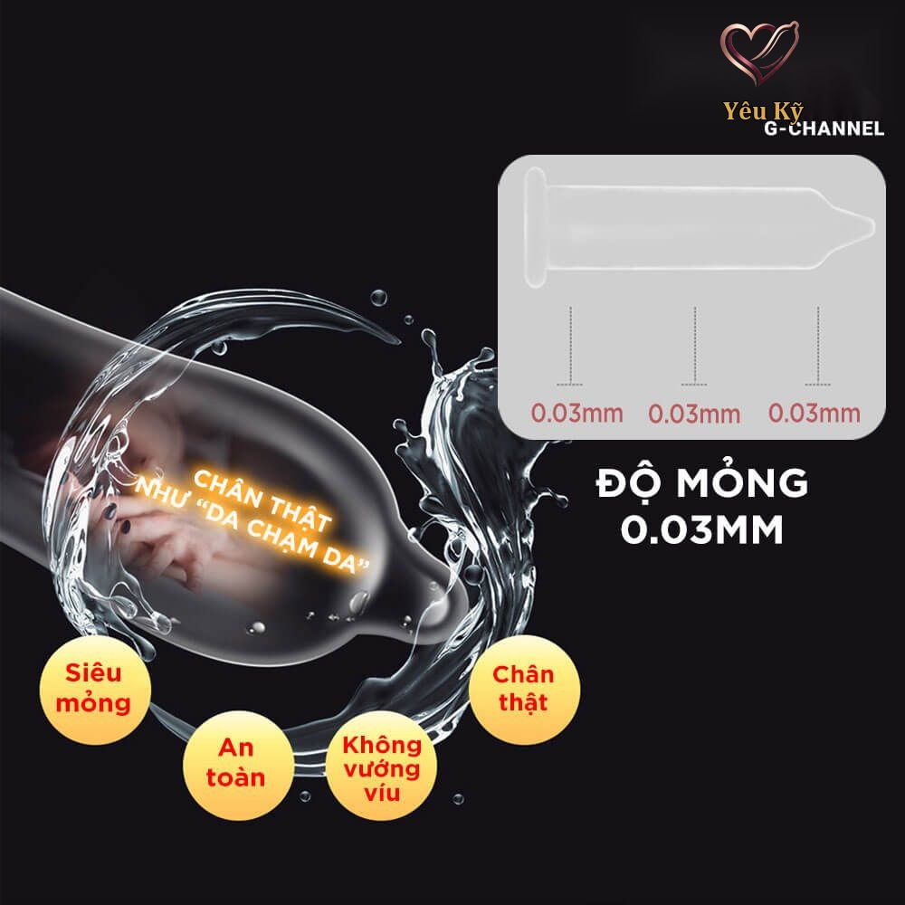 Bao cao su Sagami Feel Up - Siêu điểm nổi - Hộp 10 cái - Ảnh 3