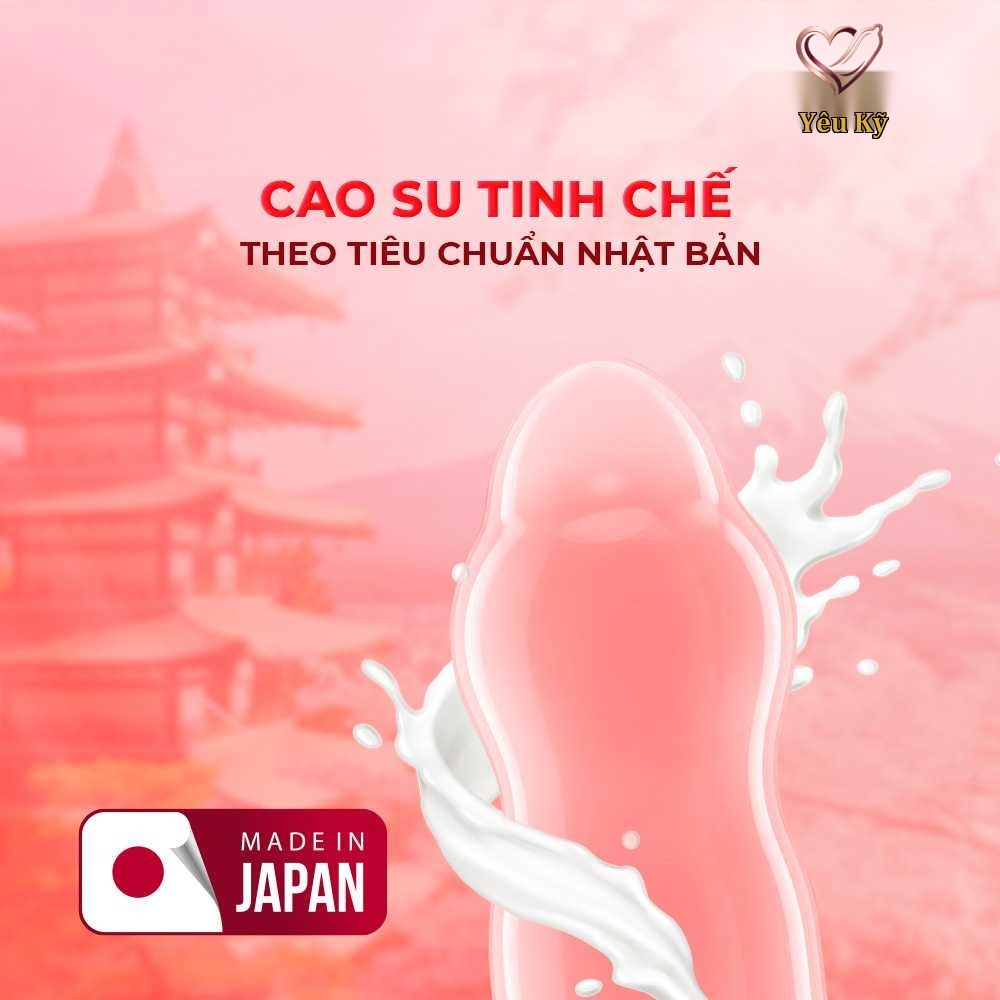Bao cao su Sagami Six Fit V Miracle Fit - Thiết kế 3D ôm sát, siêu mỏng - Hộp 10 cái - Ảnh 6