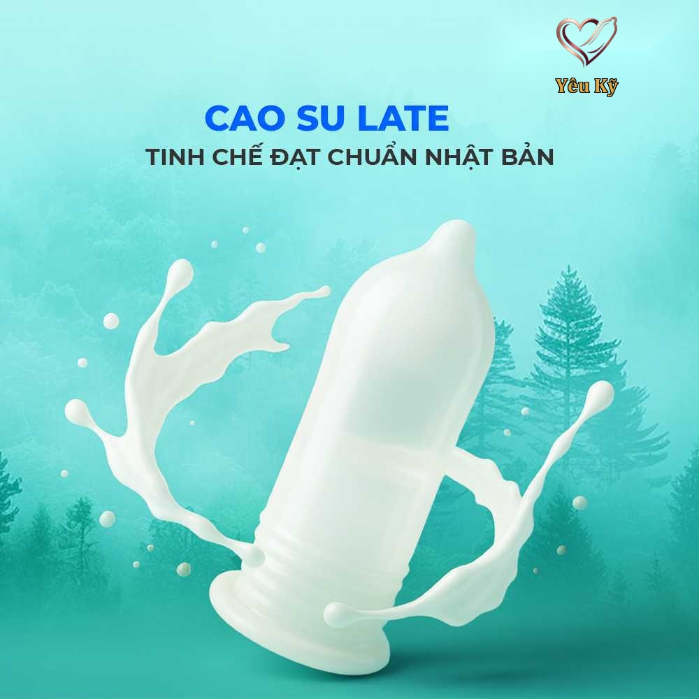 Bao cao su Sagami Xtreme Amino Gold Spearmint - Siêu mỏng, mát lạnh, hương bạc hà - Hộp 10 cái - Ảnh 4