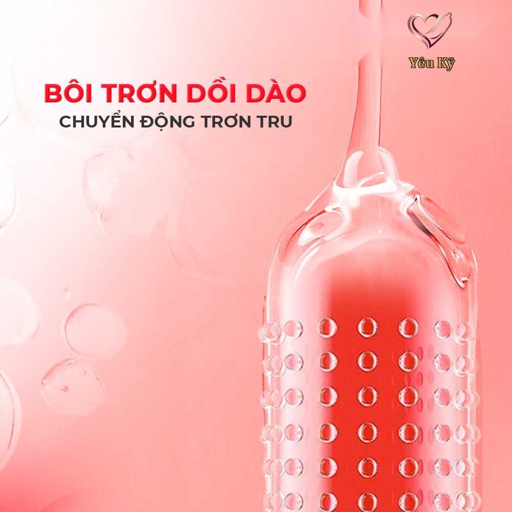 Bao cao su Sagami Xtreme Dotty G Mint Feel Long - Siêu điểm nổi, ôm sát - Hộp 10 cái - Ảnh 7