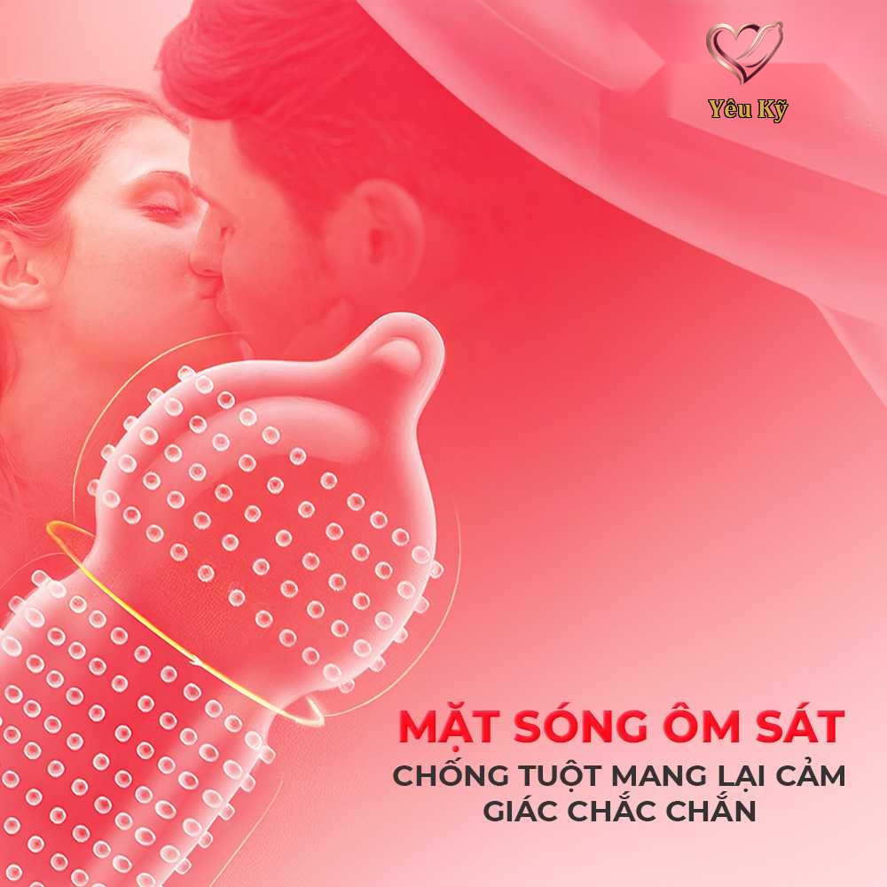 Bao cao su Sagami Xtreme Dotty G Mint Feel Long - Siêu điểm nổi, ôm sát - Hộp 10 cái - Ảnh 8