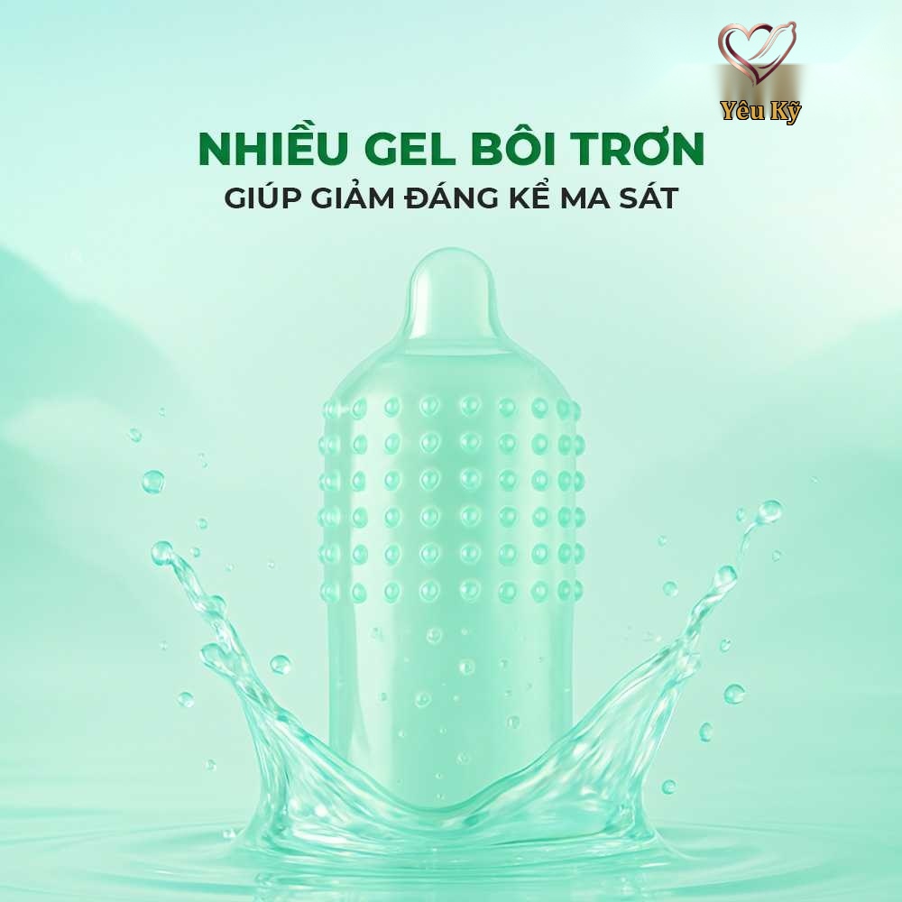 Bao cao su Sagami Xtreme Type E Green Box - Siêu điểm nổi, siêu mỏng - Hộp 10 cái - Ảnh 5