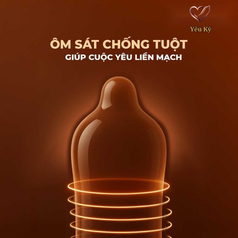 Bao cao su Shell Choco Prolong - Siêu mỏng, kéo dài thời gian, hương chocolate