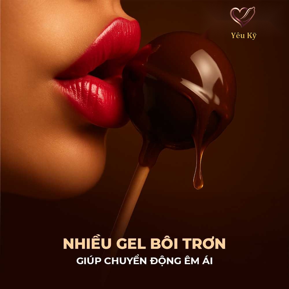 Bao cao su Shell Choco Prolong - Siêu mỏng, kéo dài thời gian, hương chocolate - Hộp 10 cái - Ảnh 8