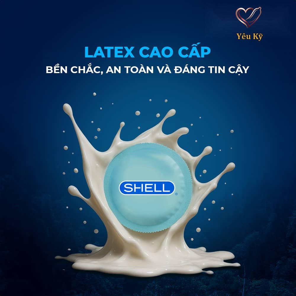 Bao cao su Shell Cool Prolong - Siêu mỏng, kéo dài thời gian, bạc hà mát lạnh - Hộp 10 cái - Ảnh 8