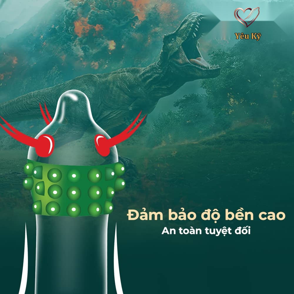 Bao cao su Shell Dino Dora - Hộp 1 bao gai, 3 vòng bi + 1 bao Shell Performax (Hộp 2 cái) - Ảnh 6