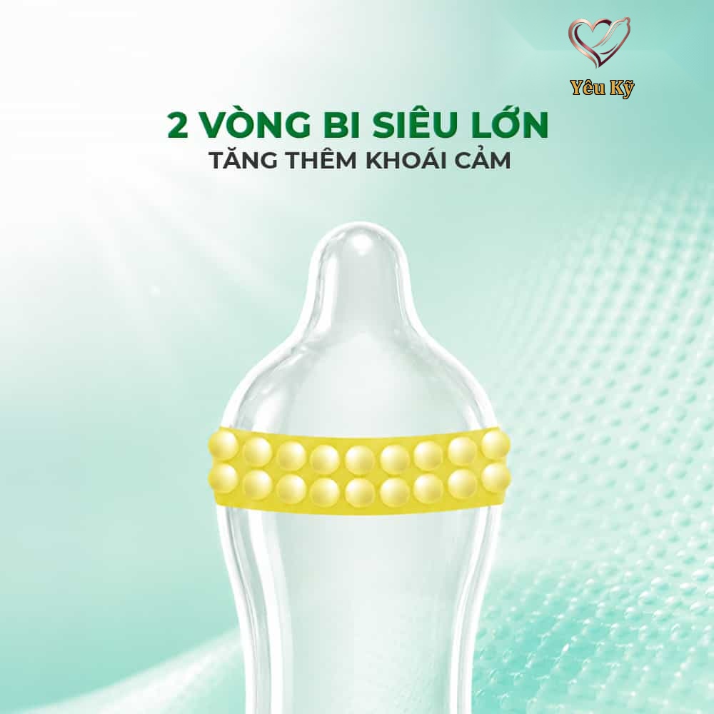 Bao cao su Shell Dino Iguan - Hộp 1 bao 2 vòng bi siêu lớn + 1 bao Shell Performax (Hộp 2 cái) - Ảnh 3