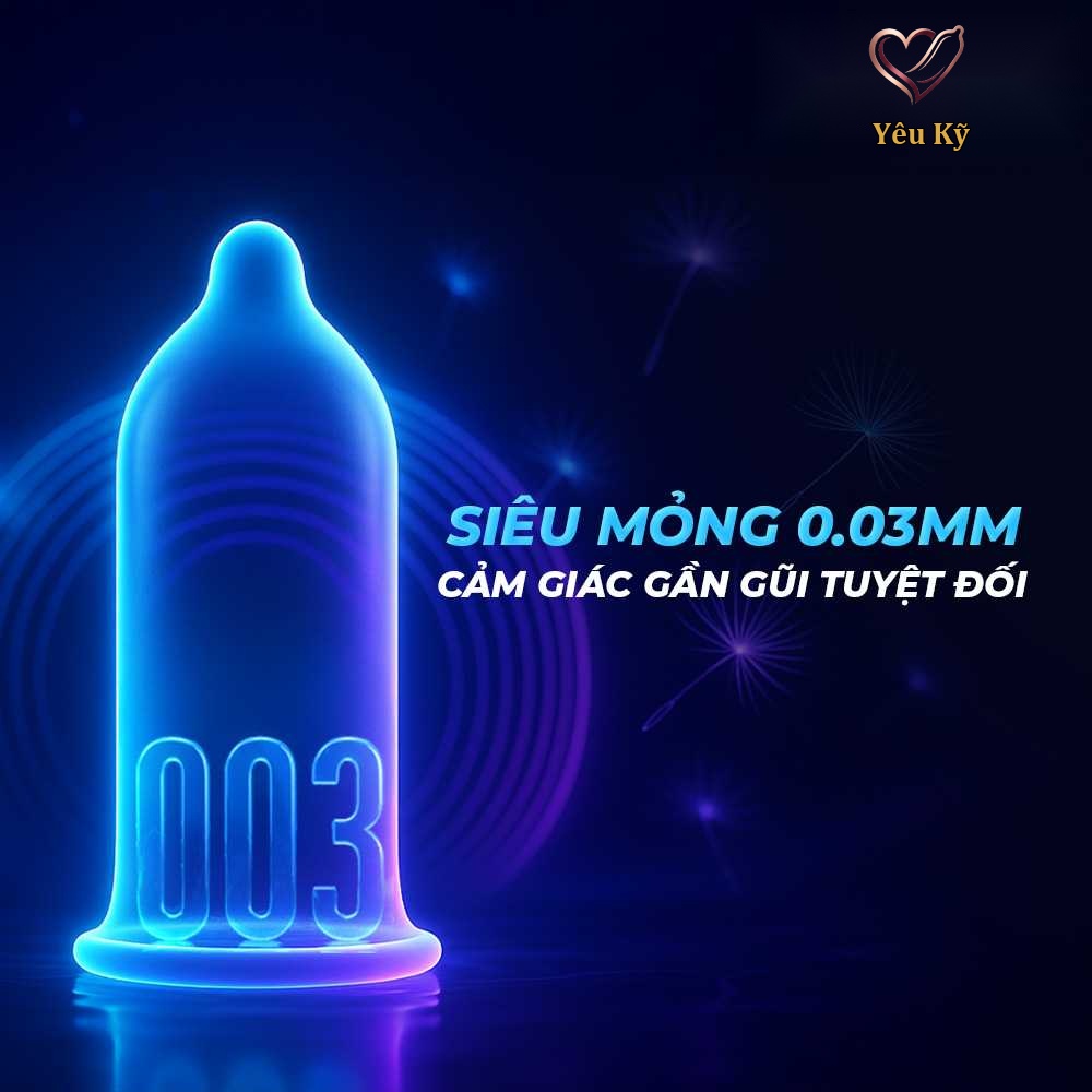Bao cao su Shell Invisible - Siêu mỏng, chống tuột, kéo dài thời gian - Hộp 3 cái - Ảnh 3