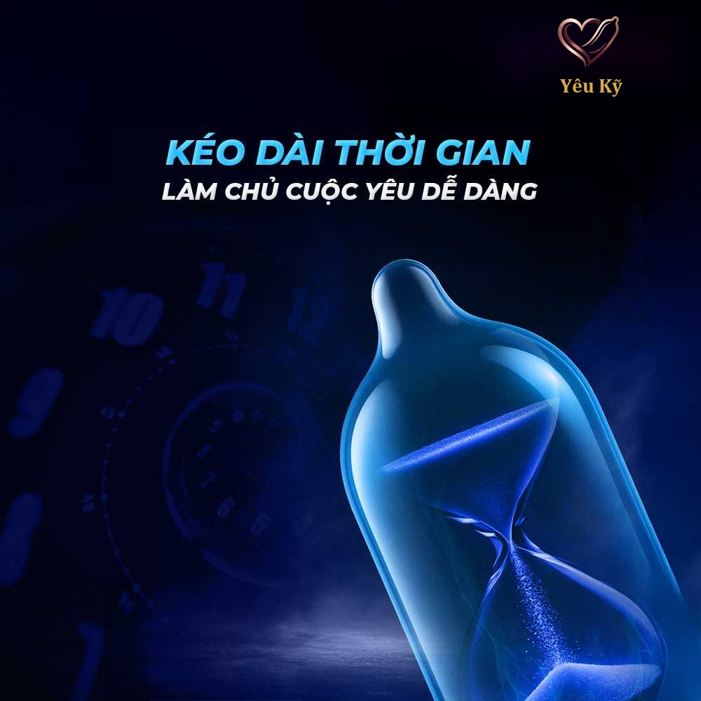 Bao cao su Shell Invisible - Siêu mỏng, chống tuột, kéo dài thời gian - Hộp 3 cái - Ảnh 4