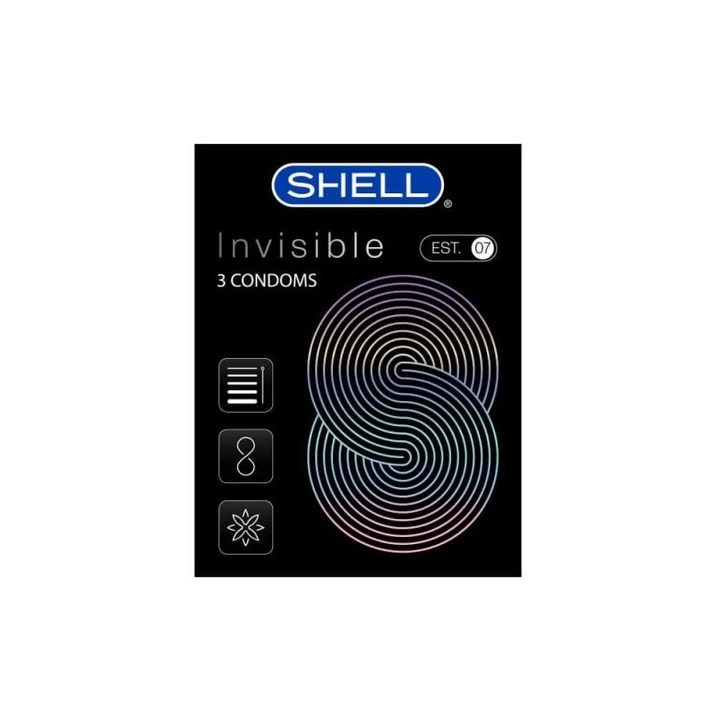 Bao cao su Shell Invisible - Siêu mỏng, chống tuột, kéo dài thời gian