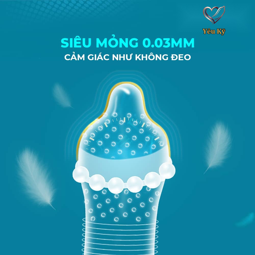 Bao cao su Shell Play Aura 6 tính năng - Hộp 10 cái + 5 vòng đeo kéo dài thời gian - Ảnh 6