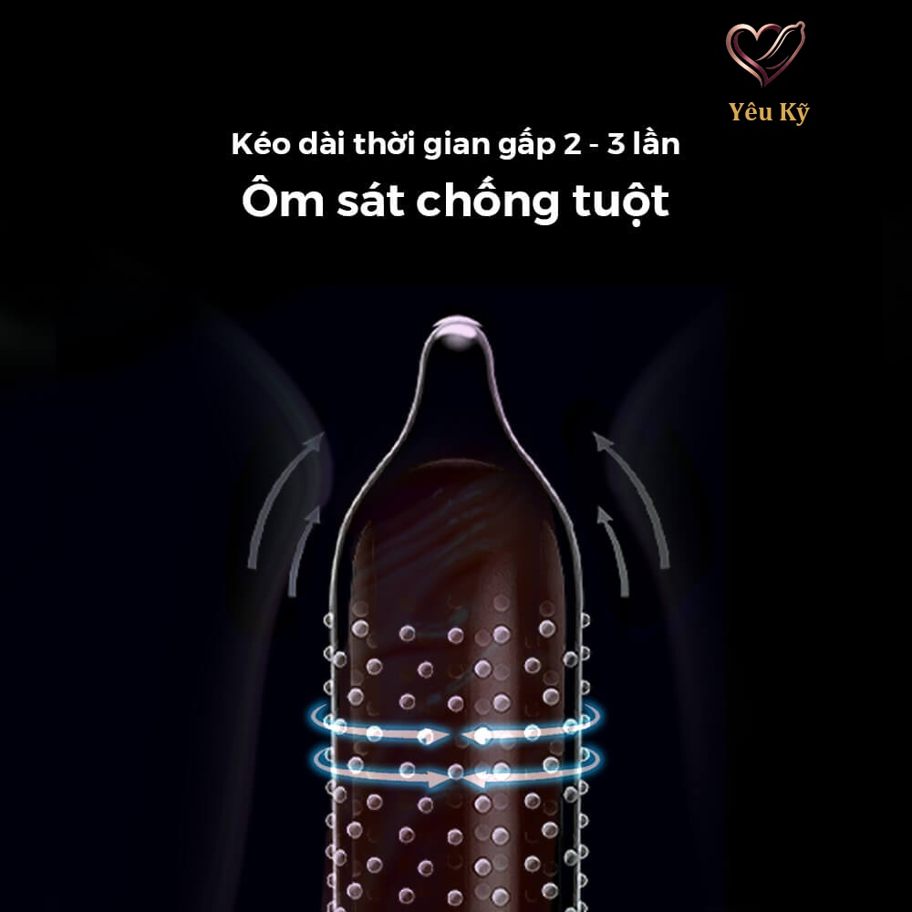 Bao cao su Shell Play Cocks 6 tính năng - Hộp 10 cái + 3 vòng đeo kéo dài thời gian - Ảnh 5