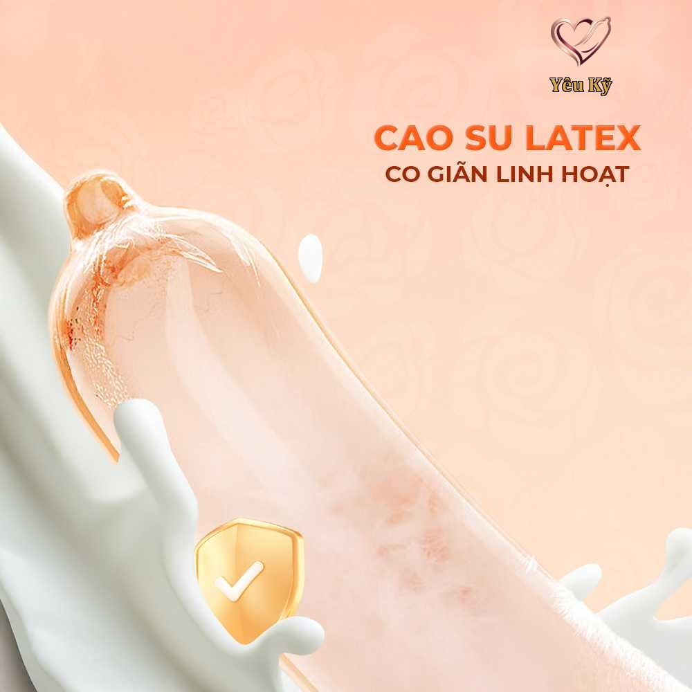 Bao cao su Shell Pulse Lasting Pleasure - Hương nước hoa cao cấp, kéo dài, gân nổi - Hộp 10 cái - Ảnh 6