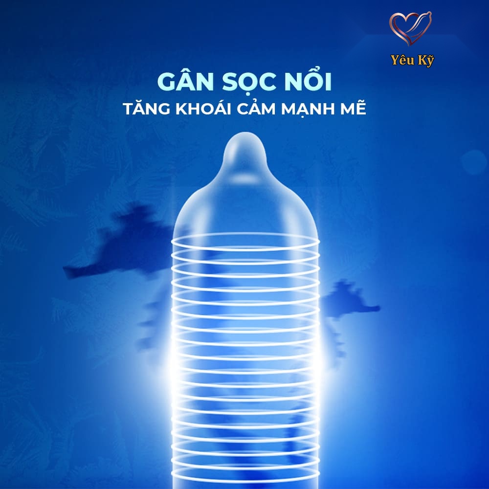 Bao cao su Shell Seahorse - Kéo dài thời gian - Hộp 3 cái - Ảnh 4