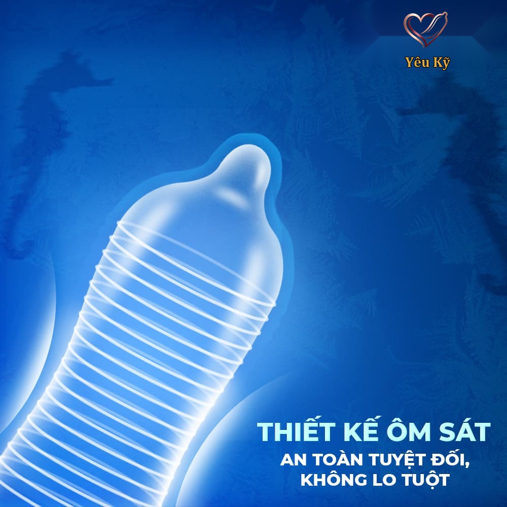 Bao cao su Shell Seahorse - Kéo dài thời gian - Hộp 3 cái - Ảnh 5