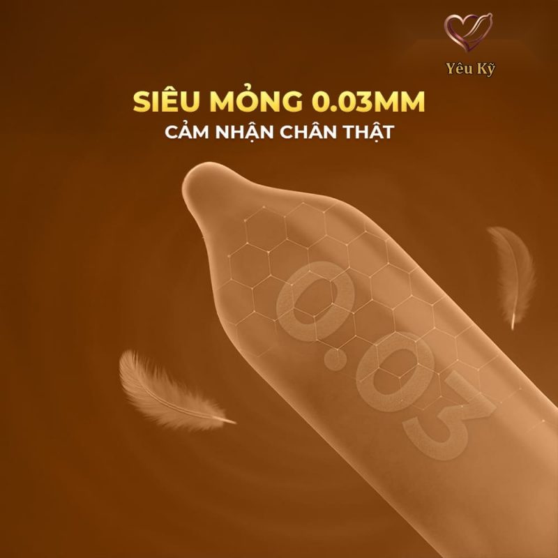 Bao cao su Shell Sensitive Prolong - Siêu mỏng 0.03mm, kéo dài thời gian