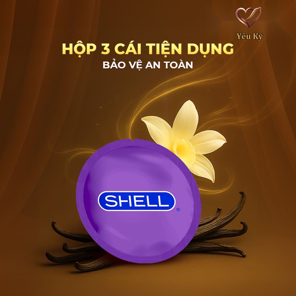 Bao cao su Shell Sensitive Prolong - Siêu mỏng 0.03mm, kéo dài thời gian - Hộp 3 cái - Ảnh 8