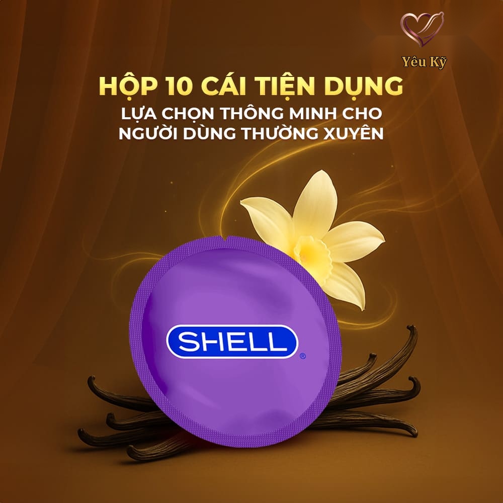 Bao cao su Shell Sensitive Prolong - Siêu mỏng 0.03mm, kéo dài thời gian - Hộp 10 cái - Ảnh 8