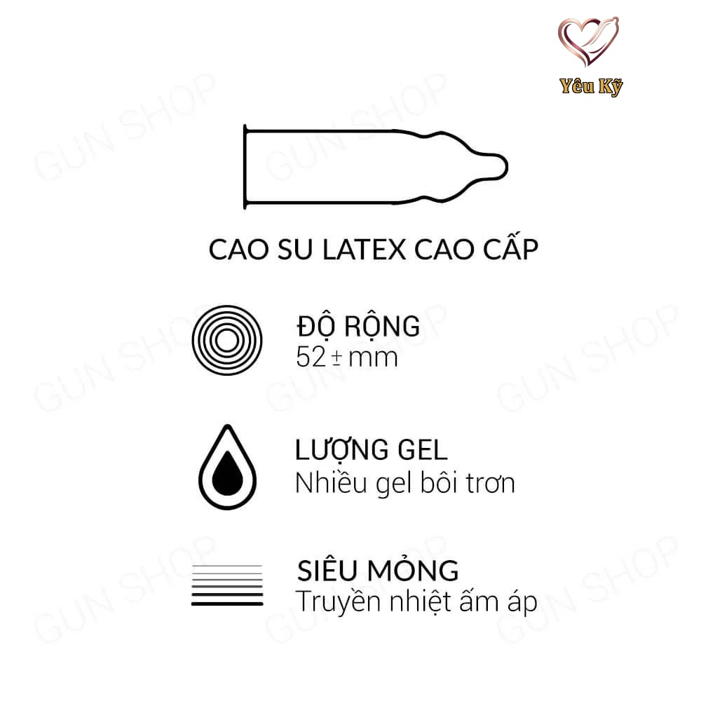 Bao cao su SO Classic - Mỏng, nhiều gel bôi trơn - Hộp 12 cái - Ảnh 2