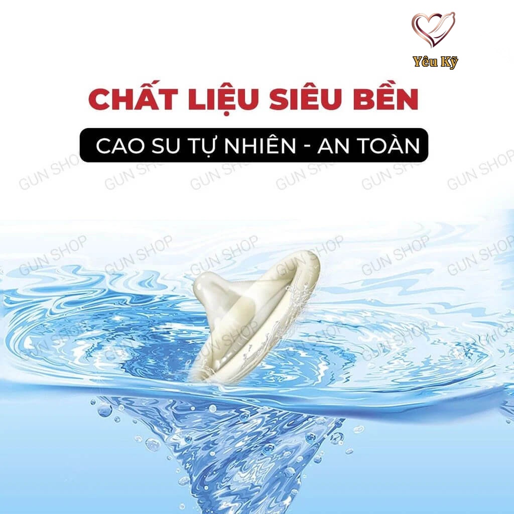 Bao cao su Toshiro Trơn - Mỏng trơn - Hộp 10 cái - Ảnh 3