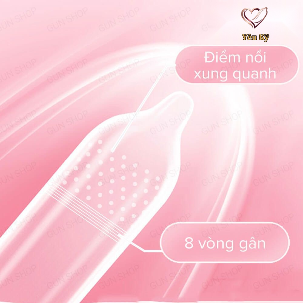 Bao cao su Up To Top 4 In Love - Kéo dài thời gian - Hộp 12 cái - Ảnh 2