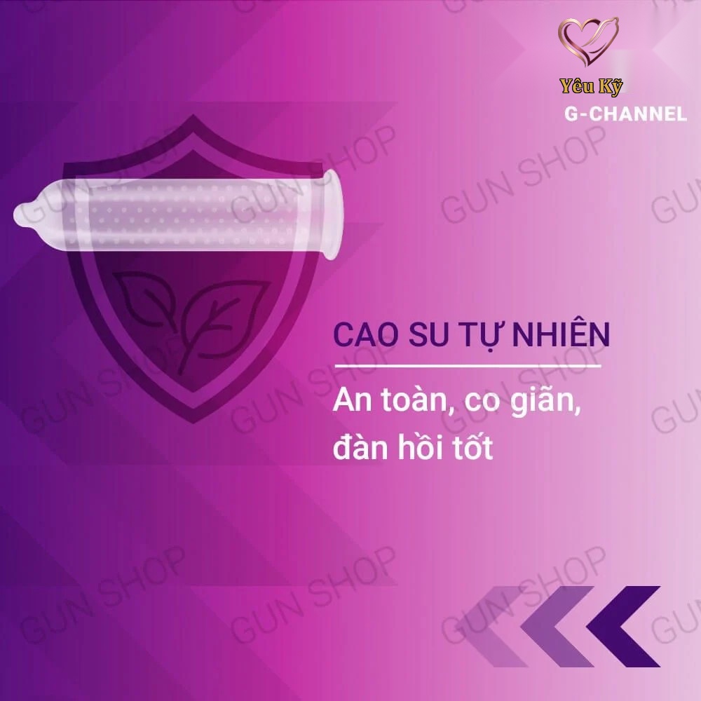 Bao cao su Human - Hương dâu, điểm nổi - Hộp 120 cái - Ảnh 3