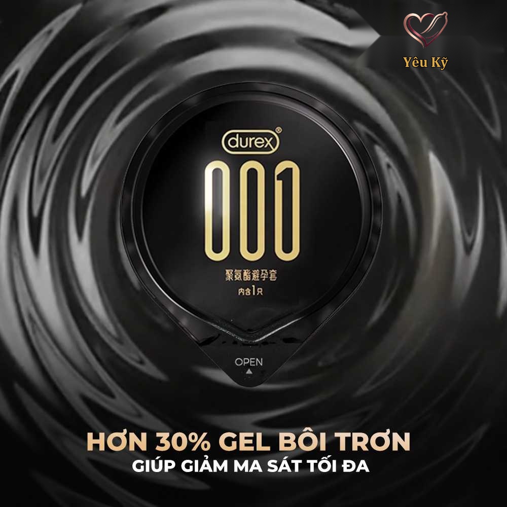 Bao cao su Durex 001 - Siêu mỏng, 54mm - Hộp 6 cái - Ảnh 5