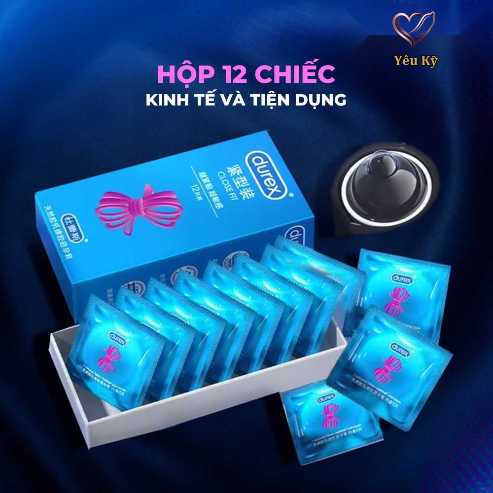 Bao cao su Durex Close Fit - Ôm khít, 49mm - Hộp 12 cái - Ảnh 8