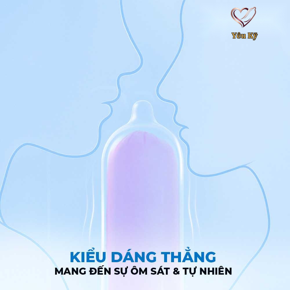 Bao cao su Durex Invisible - Siêu mỏng, mềm mịn - Hộp 10 cái - Ảnh 5