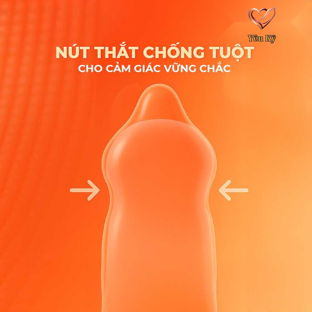 Bao cao su Durex Strawberry - Hương dâu, 56mm - Hộp 12 cái - Ảnh 6