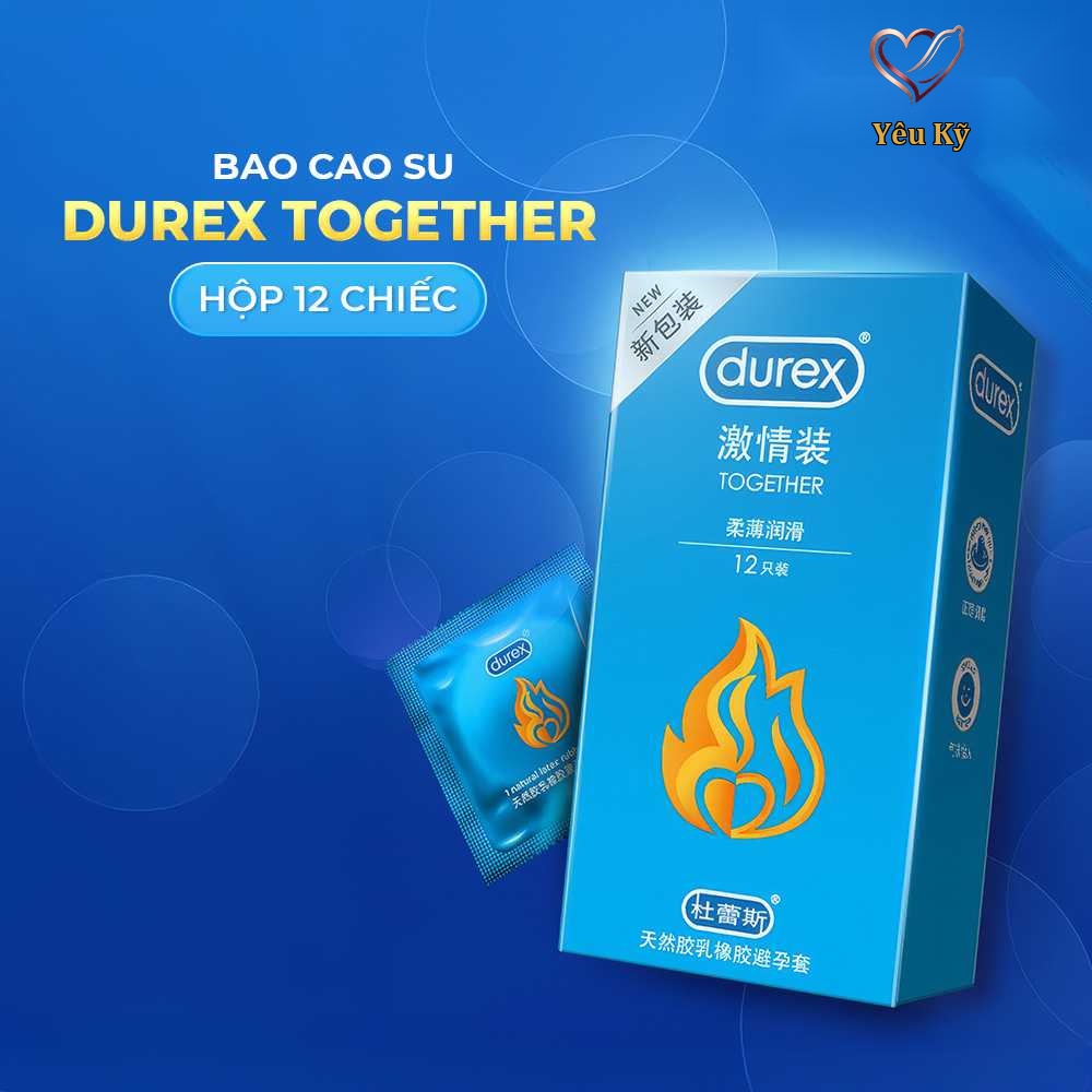 Bao cao su Durex Together - Mềm mại và mịn màng - Hộp 12 cái - Ảnh 2