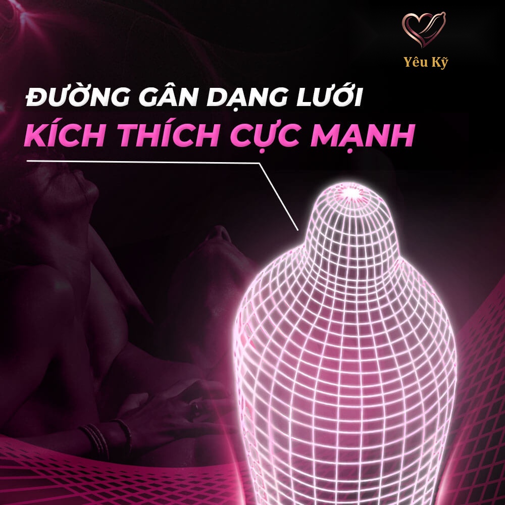 Bao cao su Muaisi Hồng - Nhiều gel, siêu mỏng - Hộp 10 cái - Ảnh 4