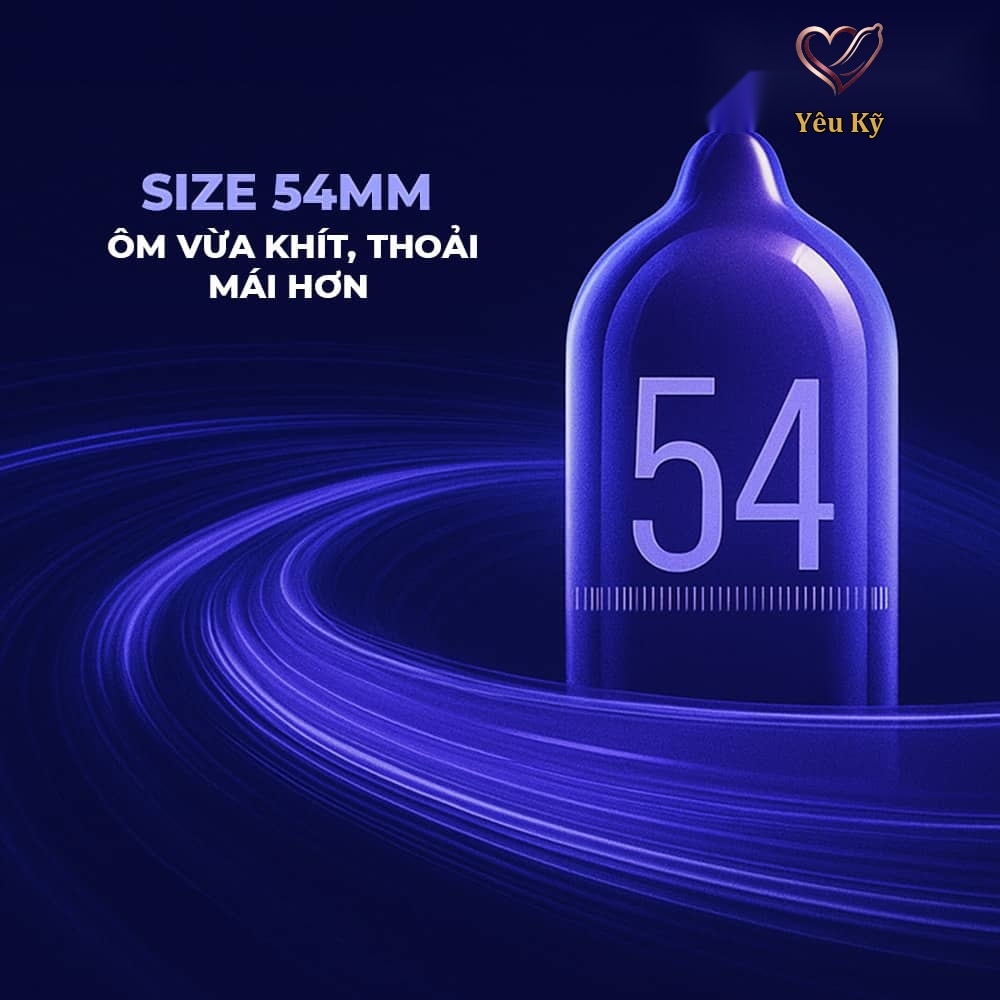 Bao cao su Shell Bigtime - Size 54mm, siêu mỏng, chống tuột, kéo dài thời gian - Hộp 3 cái - Ảnh 4