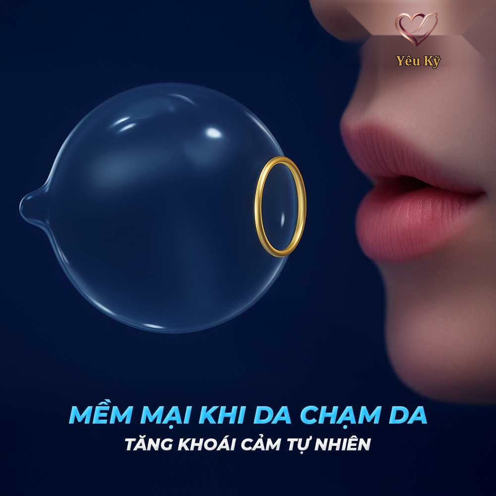 Bao cao su Shell Invisible - Siêu mỏng, chống tuột, kéo dài thời gian - Hộp 10 cái - Ảnh 6