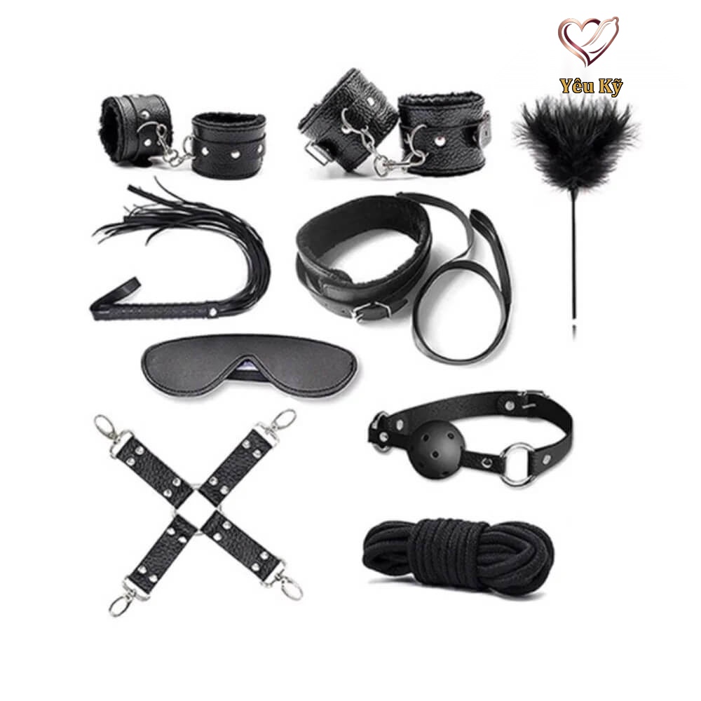 Bộ dụng cụ roi da hỗ trợ tình dục BDSM Yeain - Ảnh 2