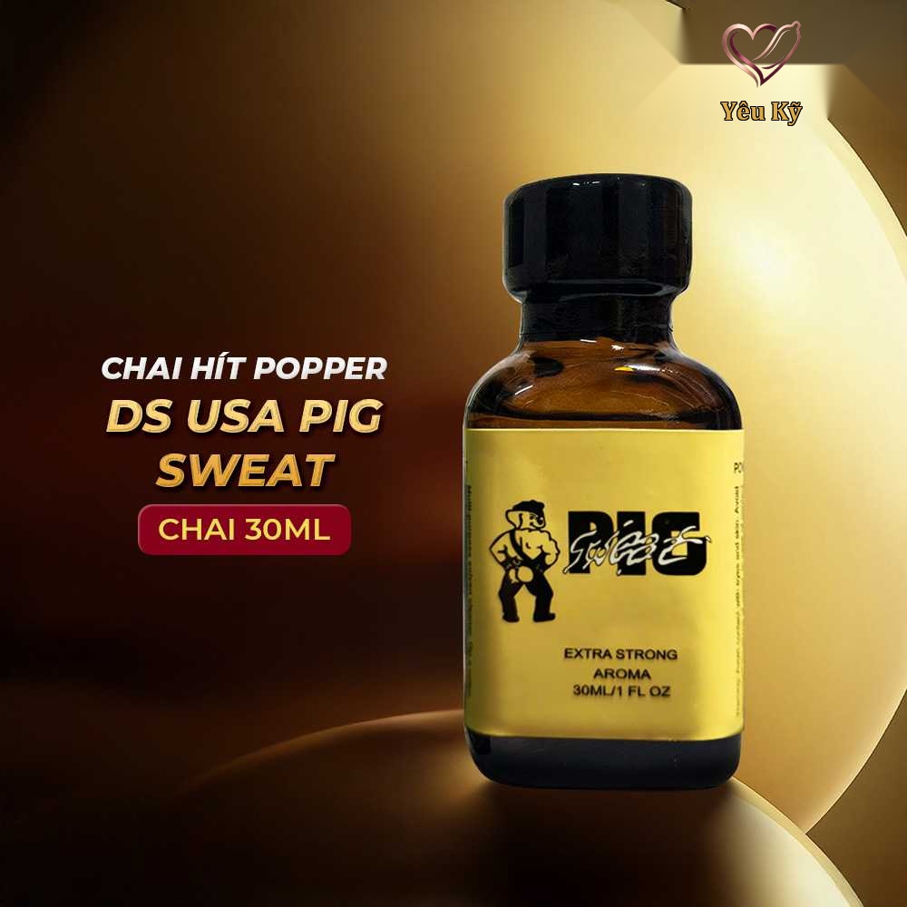 Chai hít tăng khoái cảm Popper DS USA Pig Sweat - Chai 30ml - Ảnh 4