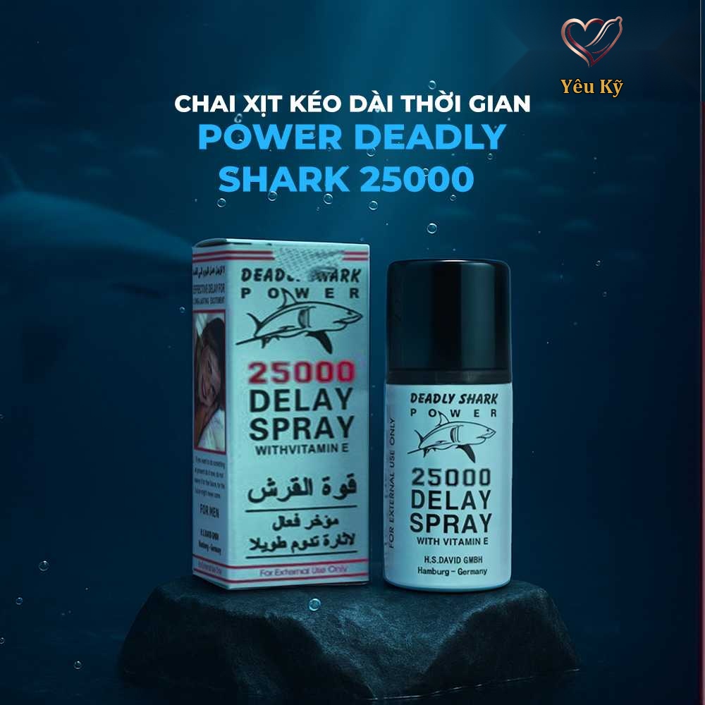 Chai xịt Power Deadly Shark 25000 kéo dài thời gian - Chai 40ml - Ảnh 2