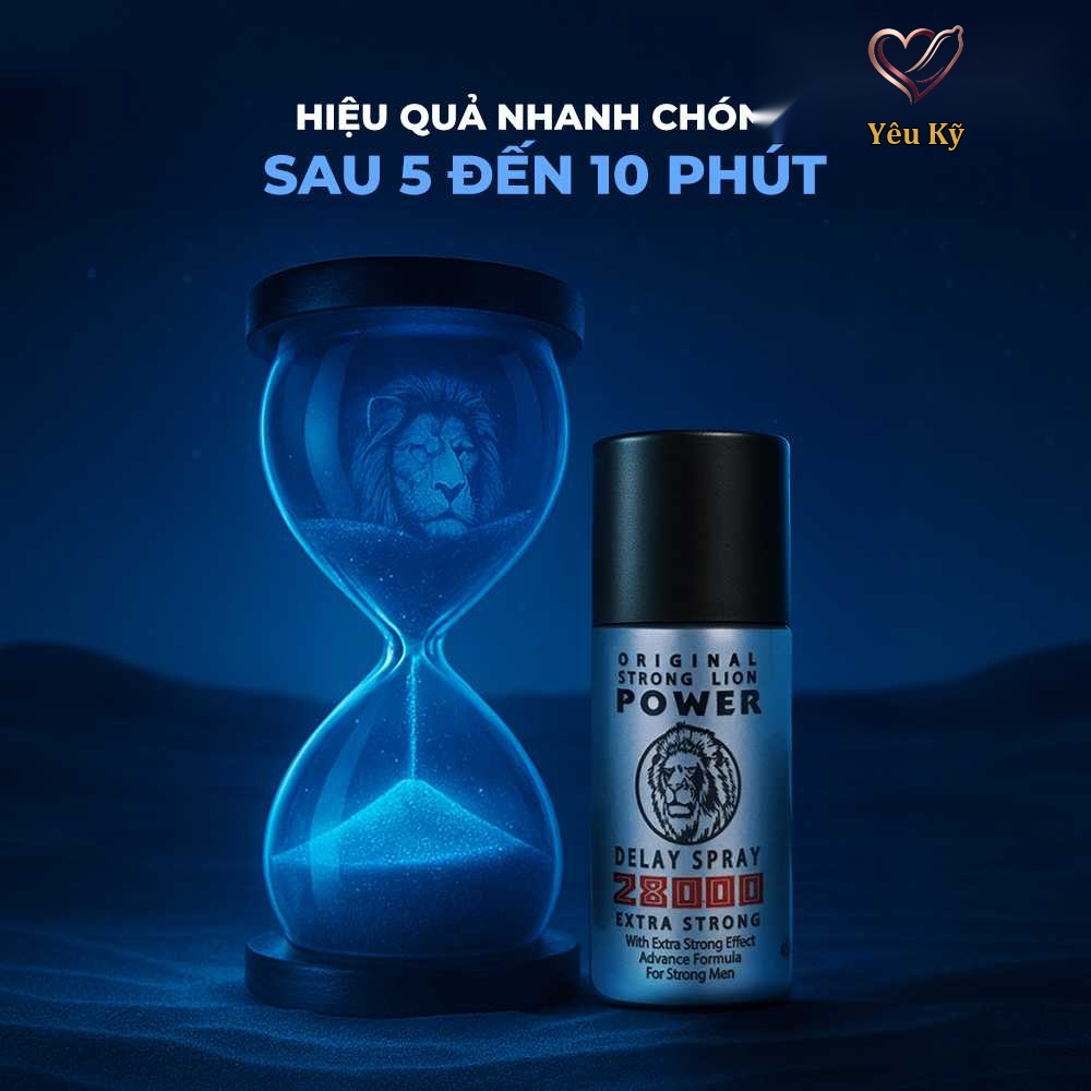 Chai xịt Power Strong Lion 28000 kéo dài thời gian - Chai 45ml - Ảnh 3