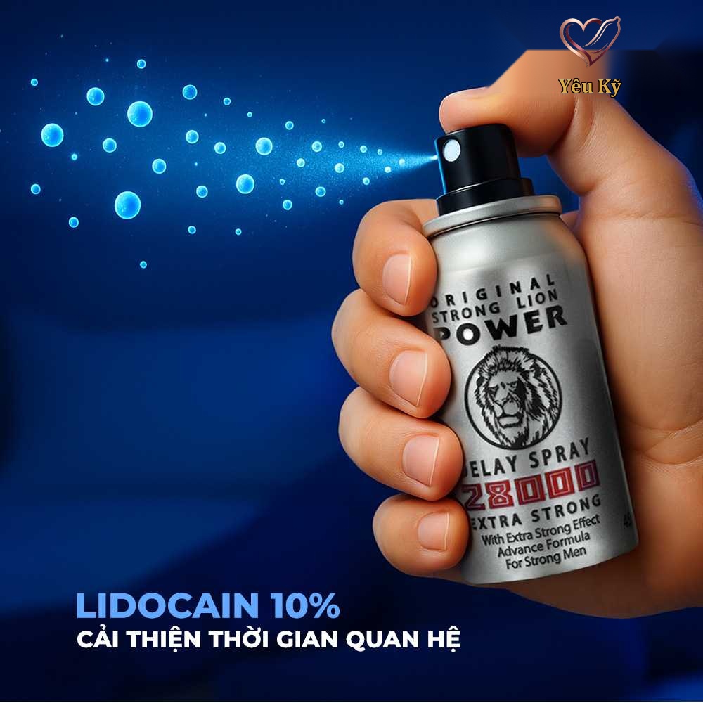 Chai xịt Power Strong Lion 28000 kéo dài thời gian - Chai 45ml - Ảnh 4