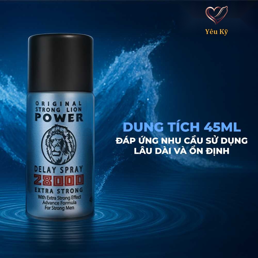 Chai xịt Power Strong Lion 28000 kéo dài thời gian - Chai 45ml - Ảnh 5