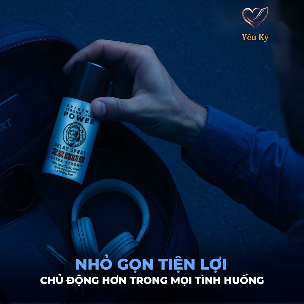 Chai xịt Power Strong Lion 28000 kéo dài thời gian - Chai 45ml - Ảnh 6