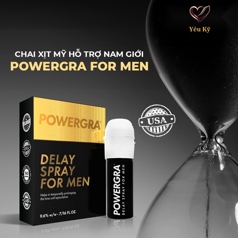Chai xịt Powergra Delay Spray For Men kéo dài thời gian - Chai 13ml - Ảnh 2