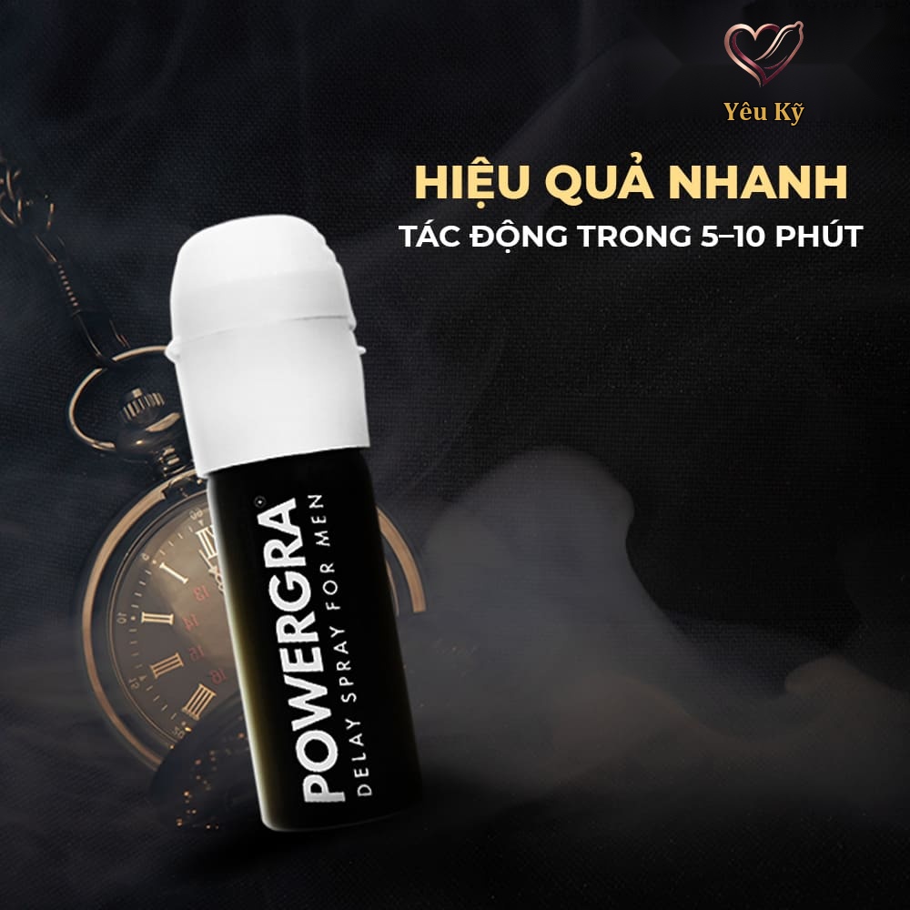 Chai xịt Powergra Delay Spray For Men kéo dài thời gian - Chai 13ml - Ảnh 4