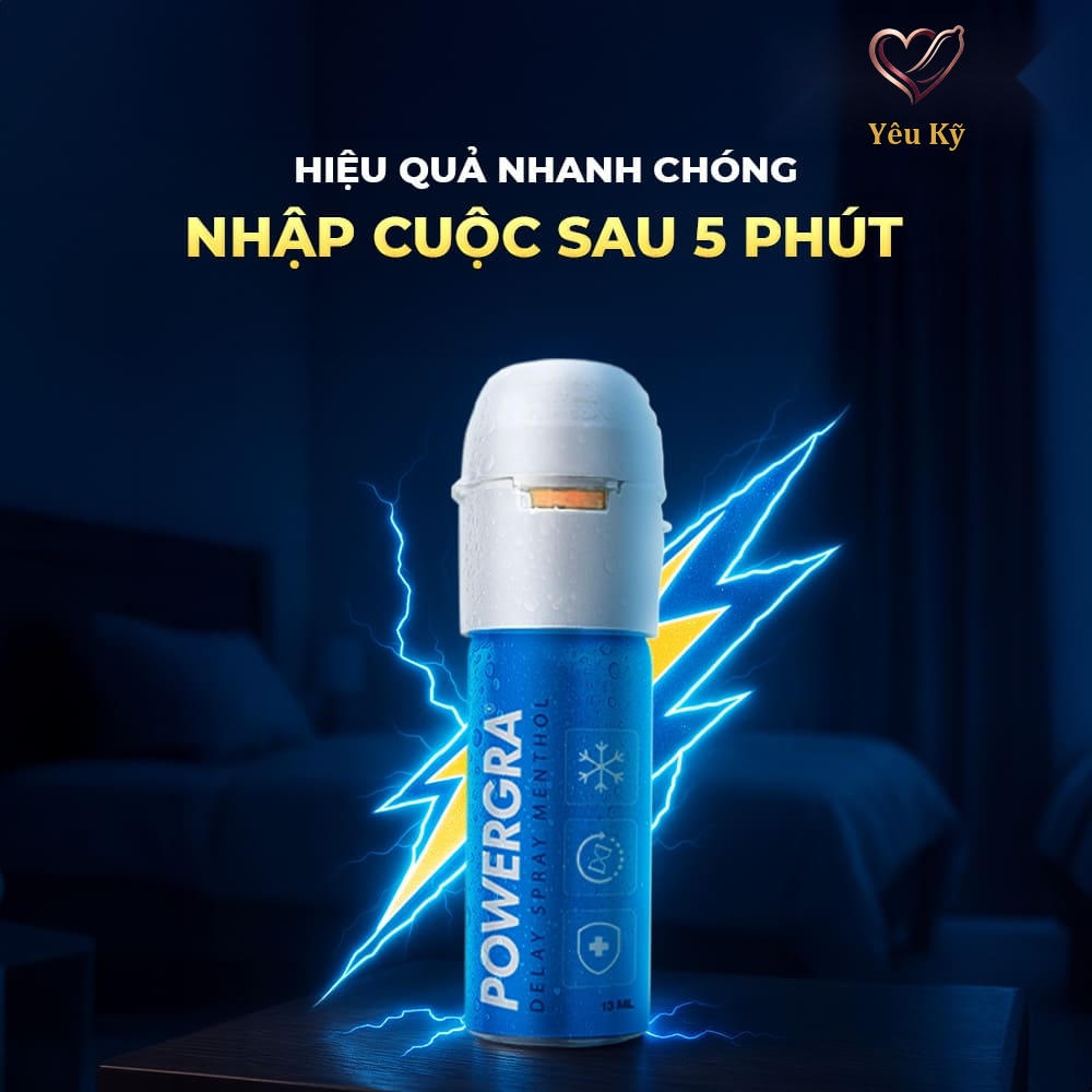 Chai xịt Powergra Delay Spray Menthol kéo dài thời gian - Chai 13ml - Ảnh 4