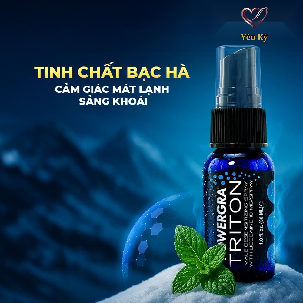 Chai xịt Powergra Triton kéo dài thời gian - Chai 30ml - Ảnh 6